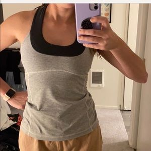 Lululemon workout tank top Size missing. Assuming small since it is my daughter